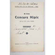 AL 5-lea Concurs Hipic - Sibiu, 1926