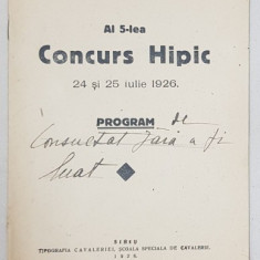 AL 5-lea Concurs Hipic - Sibiu, 1926