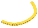 Markere Marcaj PVC Galben 2.5-5mm