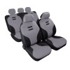 Huse Scaune Auto Gri Kynox 9 Buc Pilot Lampa Italy - Set Complet Fata+Spate, Universale, Airbag
