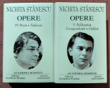 Opere 4 si 5, 2 Volume. Editia de lux de la editurile Academiei Romane si Univers Enciclopedic, 2003 - Nichita Stanescu