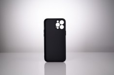 Husa Iphone 12 Pro Max Spacer, grosime 1.5mm, material flexibil TPU, negru &quot;SPPC-AP-IP12PM-TPU&quot;