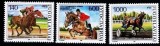 IUGOSLAVIA 1988 - FAUNA , URSI , SPORTURI ECVESTRE 2 SERII COMPLETE NESTAMPILATE