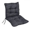 Perna Scaun Spatar Exterior Antracit 100x50 cm Bumbac Poliester Vervo.Ro