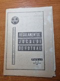 regulamentul jocului de fotbal - 8 august 1968