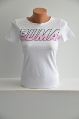 Tricou fata-Puma, 152, Alb &amp;amp; Imprimeu foto