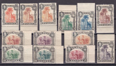 Nyassa 1901 fauna MI 27-39 MNH w57 foto