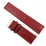 Curea de ceas din piele naturala HandMade Visinie - 30mm WZ2919