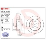 Set discuri frana Toyota Avensis ( T25 ), Avensis Estate ( T25 ), Avensis Sedan ( T25 ), 2.2 D-4D (ADT251_), 2.2 D-CAT (ADT251_), punte spate, 280x10, BREMBO