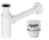Sifon pentru lavoar Klik-Klak universal White
