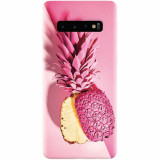 Husa silicon pentru Samsung Galaxy S10 Plus, Pink Pineapple