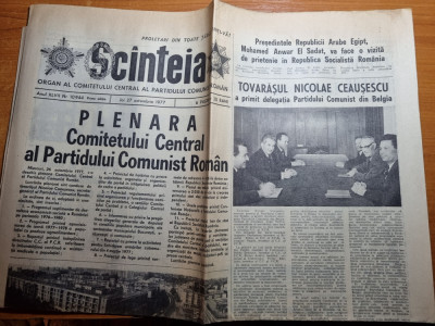 scanteia 27 octombrie 1977-articol orasul sulina si orasul mangalia foto