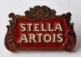 STELLA ARTOIS - reclama bere - insigna rara
