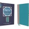 NIV Study Bible, Fully Revised Edition, Leathersoft, Teal/Gray, Red Letter, Thumb Indexed, Comfort Print