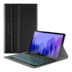Husa Samsung Galaxy Tab A7 10.4 2020 T500T505 cu tastatura magnetica wireless RGB Techsuit&Atilde;&sbquo;&Acirc;&nbsp;CozyTab,&Atilde;&sbquo;&Acirc;&nbsp;negru