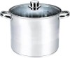 Oala cu capac Michelino XXL, 21 litri, 34 cm, otel inoxidabil, argintiu
