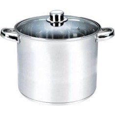 Oala cu capac Michelino XXL, 23 litri, 34 cm, otel inoxidabil, argintiu