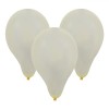 Set Baloane Petrecere, Latex, Alb, 30cm, 10 Bucăți, Oem