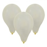 Set Baloane Petrecere, Latex, Alb, 30cm, 10 Bucăți, Oem