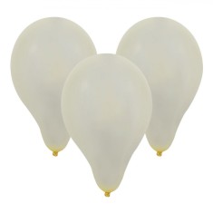 Set Baloane Petrecere, Latex, Alb, 30cm, 10 Bucăți