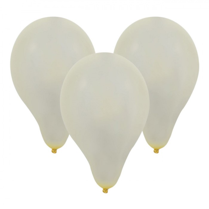 Set Baloane Petrecere, Latex, Alb, 30cm, 10 Bucăți