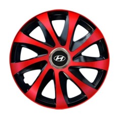 Set 4 capace roti Drift extra red R14 pentru gama Hyundai