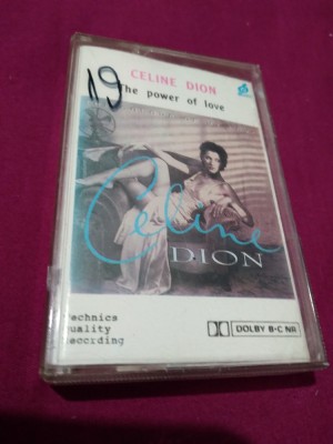 CASETA AUDIO CELINE DION-THE POWER OF LOVE RARA!!ORIGINALA foto