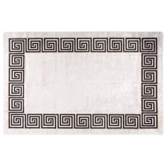 vidaXL Covor lavabil, bej deschis, 160x230 cm, antiderapant