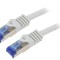 Patch Cord S/FTP Cat 6a Gri 1.5m