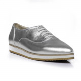 Pantofi piele naturala Fay Argintiu - sau Orice Culoare