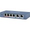 Switch 4 porturi PoE Hikvision DS-3E1106HP-EI 4 &times; 100 Mbps