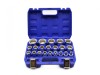 Set 21 tubulare de 12 puncte 8-36mm CRV, GEKO G13547