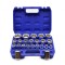 Set 21 tubulare de 12 puncte 8-36mm CRV, GEKO G13547