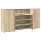 Cumpara ieftin Birou de receptie Stejar Sonoma 200x50x103,5 cm Lemn prelucrat