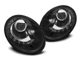 Set de faruri tuning potrivit pentru VW New Beetle 2006-2012 baza neagra, stanga si dreapta Performance AutoTuning