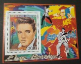 Guineea &ndash; Bloc Elvis Presley 75e Anniversaire, 300F, neuzat &ndash;40