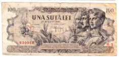 Bancnota 100 lei 1947 27 august foto