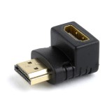ADAPTOR video GEMBIRD, adaptor HDMI (T) la HDMI (M), 90 grade, negru, &quot;A-HDMI90-FML&quot; (timbru verde 0.03 lei)