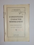 Cumpara ieftin Constituție Caracter Temperament &ndash; Aut. Alfred Dimolescu, Ed. Tipografia Arta, 1931