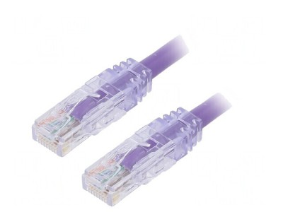Patch cord UTP 6a 5m violet foto