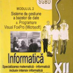 Informatica M2 - Clasa 12 - Manual - Mariana Milosescu