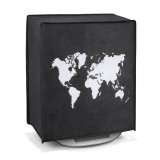 Husa Protectie Kwmobile Thermomix TM6 TM5, Alb/Negru, Plastic - Capac Protectie Multicooker, Accesorii