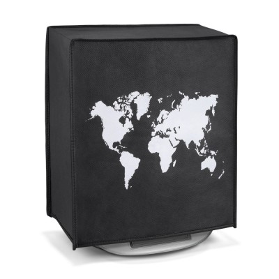 Husa de protectie pentru Thermomix TM6/TM5, Kwmobile, Negru/Alb, Plastic, 55449.01 foto