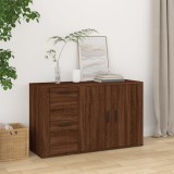 VidaXL Servantă, stejar maro, 100x33x59,5 cm, lemn compozit