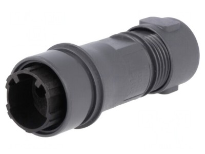 Conector Circular Mufă Tată 2 PIN Fără Contacte pe Cablu foto