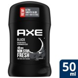 Antiperspirant barbati, Axe, Stick Negru, 50 ml