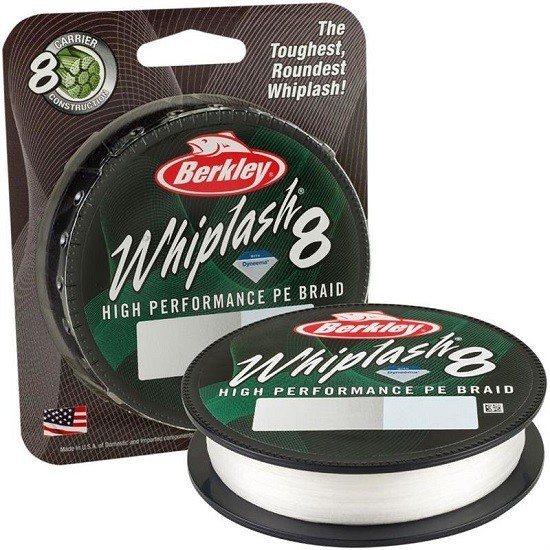 FIR BERKLEY TEXTIL WHIPLASH 8 CRYSTAL 020MM/ KG/150M