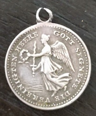 Medalie mica argint - Batalia de la Katzbach - 1813 foto