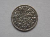 SIX PENCE 1931 GBR-argint