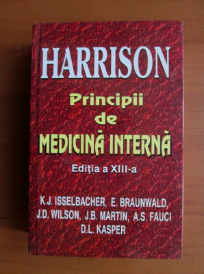 K. J. Isselbacher - Harrison. Principii de medicină internă foto